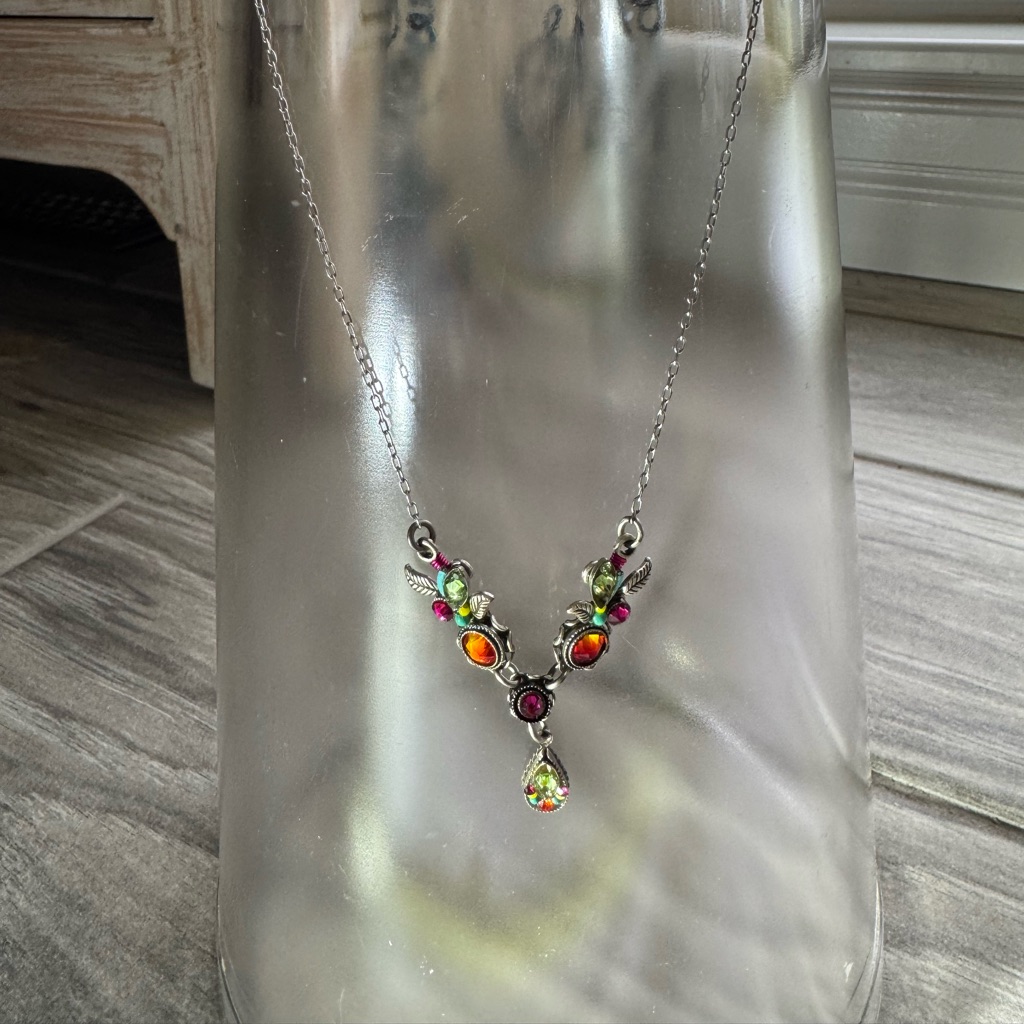 Firefly Necklace And Matching Earrings